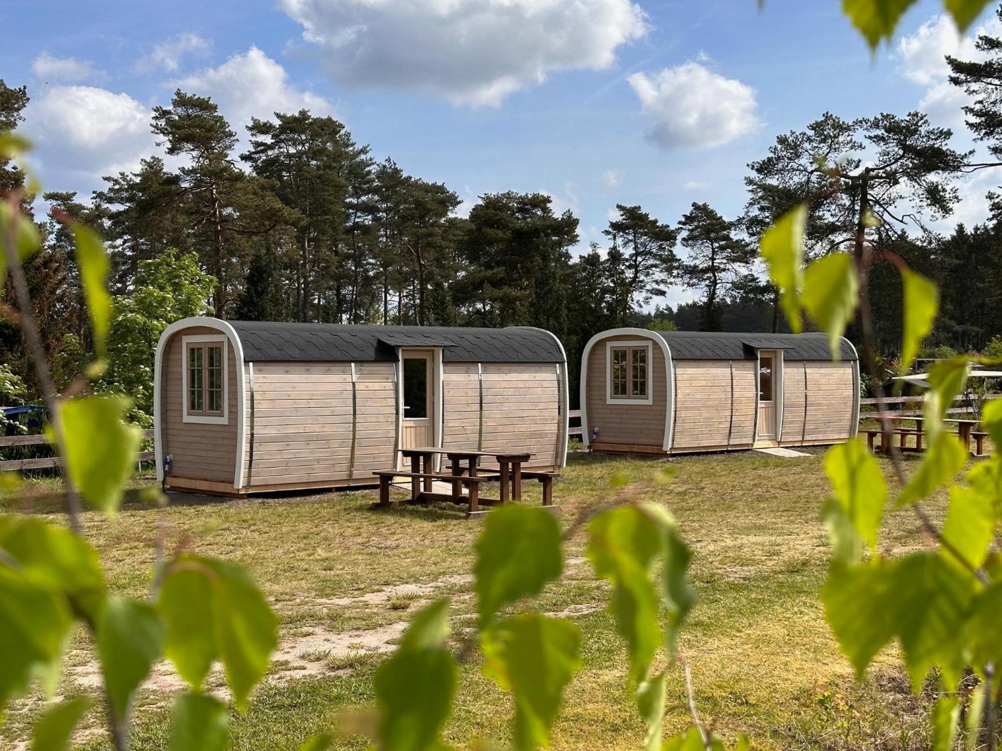 Naturcamping Lueneburger Heide - Chalets & Tiny Haeuser Soltau Dış mekan fotoğraf
