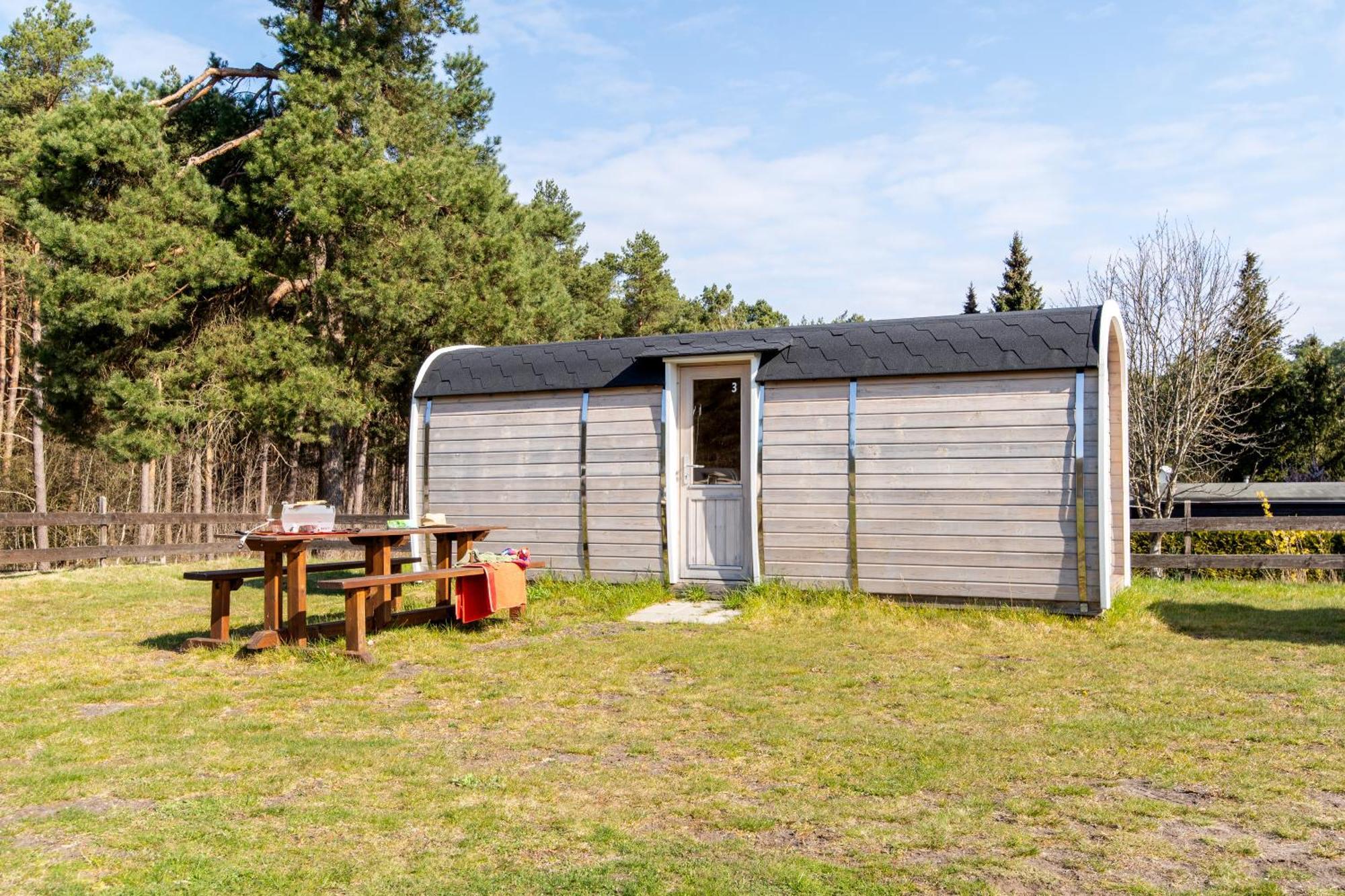 Naturcamping Lueneburger Heide - Chalets & Tiny Haeuser Soltau Dış mekan fotoğraf